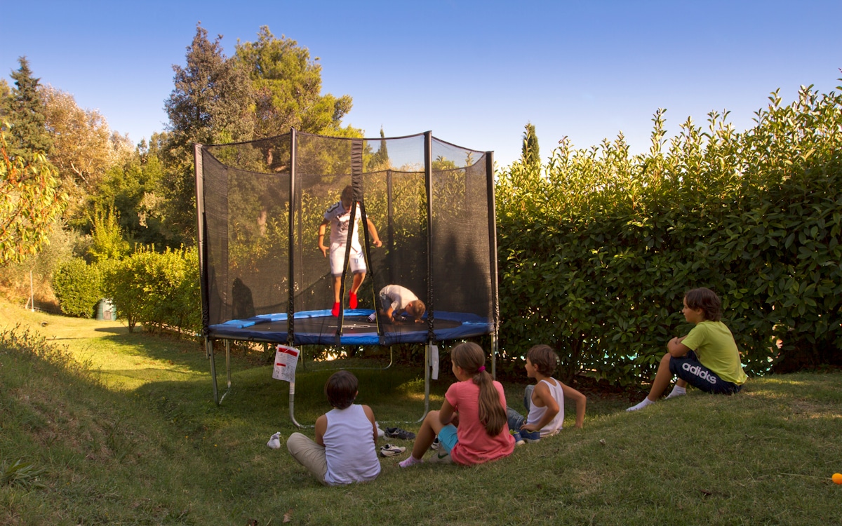 Ferienhaus In Toscana, Trampolin (1) Ferienhaus In Toscana, Trampolin (1)